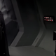 Mark Hamill dressed all in black as Luke Skywalker, pre-VFX, while shooting The Mandalorian season two finale.